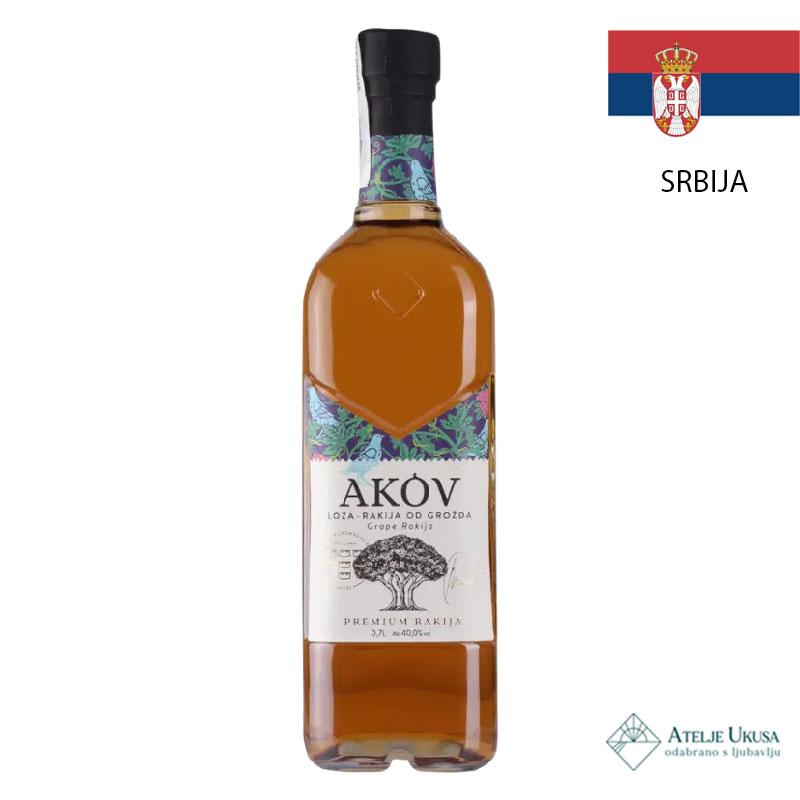 Akov Rakija Od Grožđa 0,7l