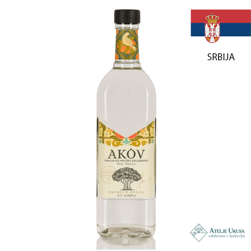 Akov Rakija Od Kruške Kaluđerke 0,7l