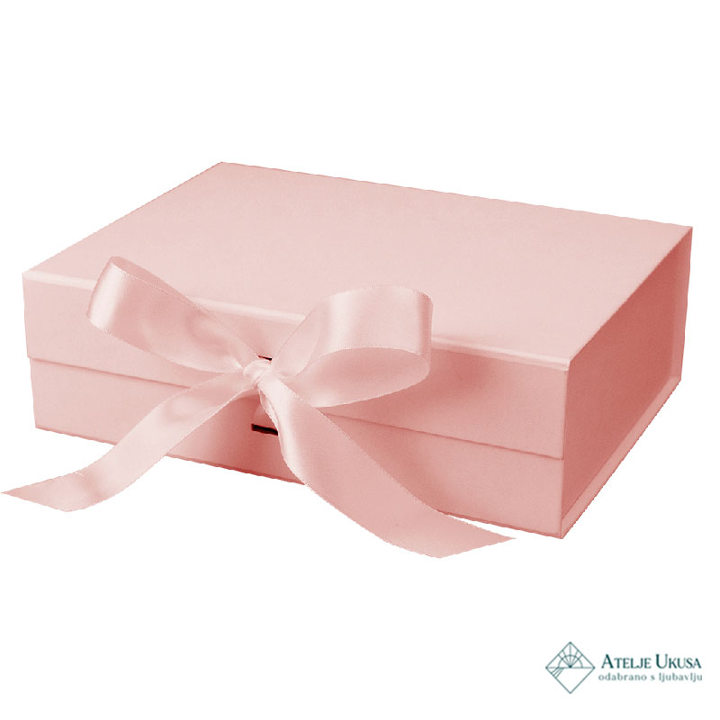 Atelje Ukusa Poklon Paket Roze Sa Mašnom Za Devojke