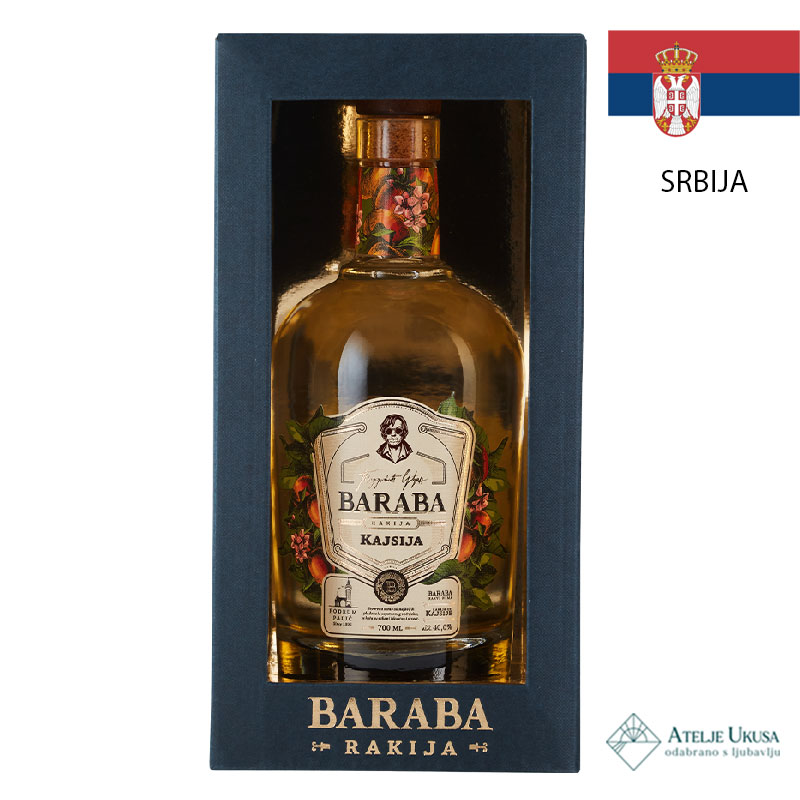 Baraba Rakija Od Kajsije 0.7l (Gift Box)