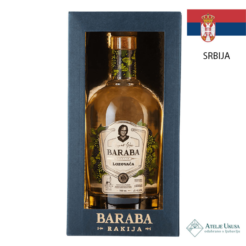 Baraba Rakija Od Loze 0.7l (Gift Box)