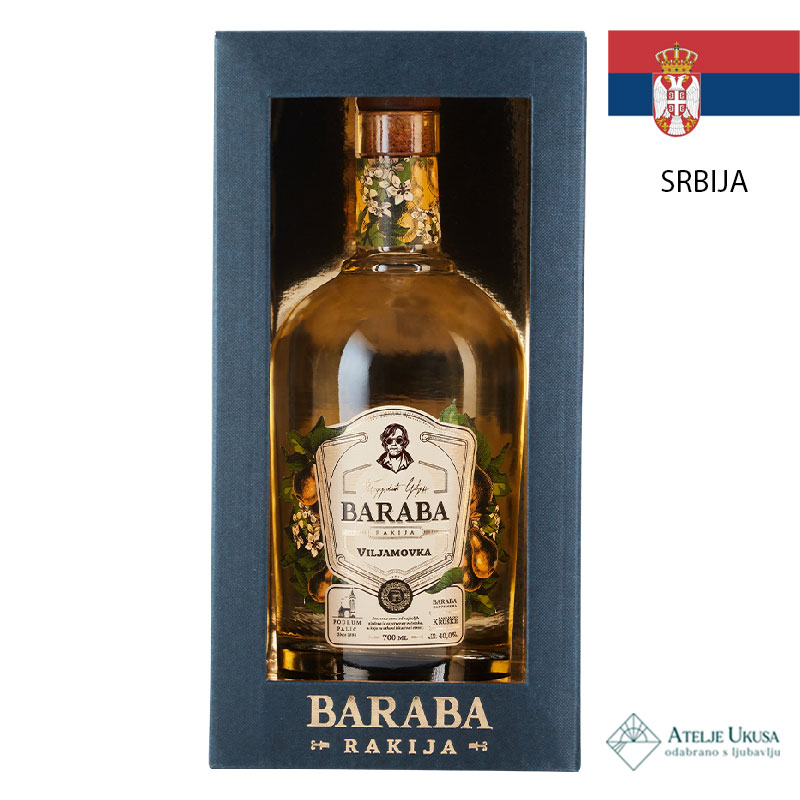 Baraba Rakija Od Viljamovke 0.7l (Gift Box)