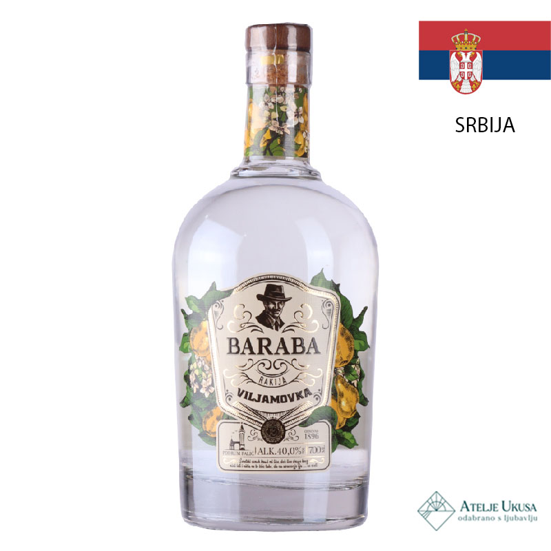 Baraba Rakija Viljamovka 0,7l