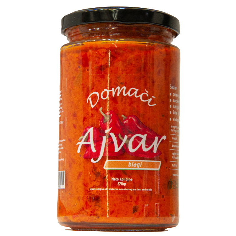 Baš Baš Ajvar Blagi 370g (6kom)