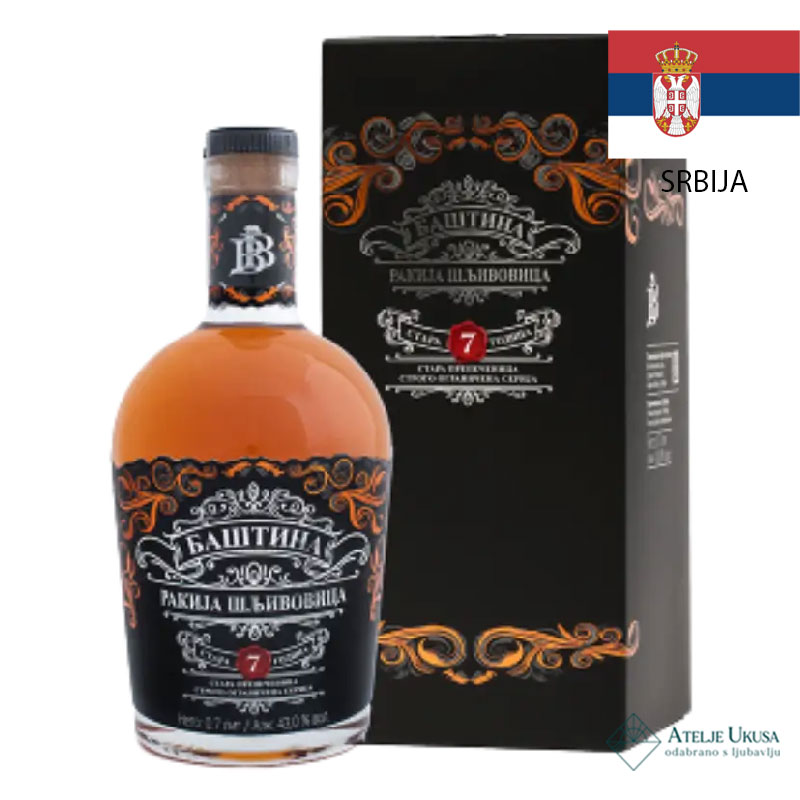 BB Klekovaća Rakija Od Šljive Baština 7yo. 0,7l