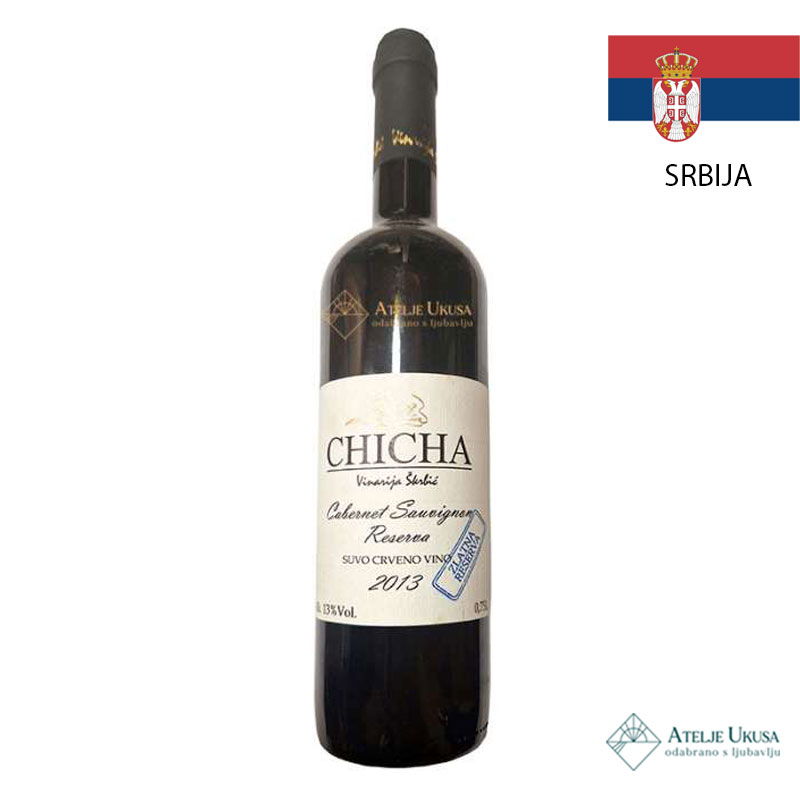 Cabernet Sauvingon Zlatna Rezerva Crveno Vino, CHICHA 0.75l
