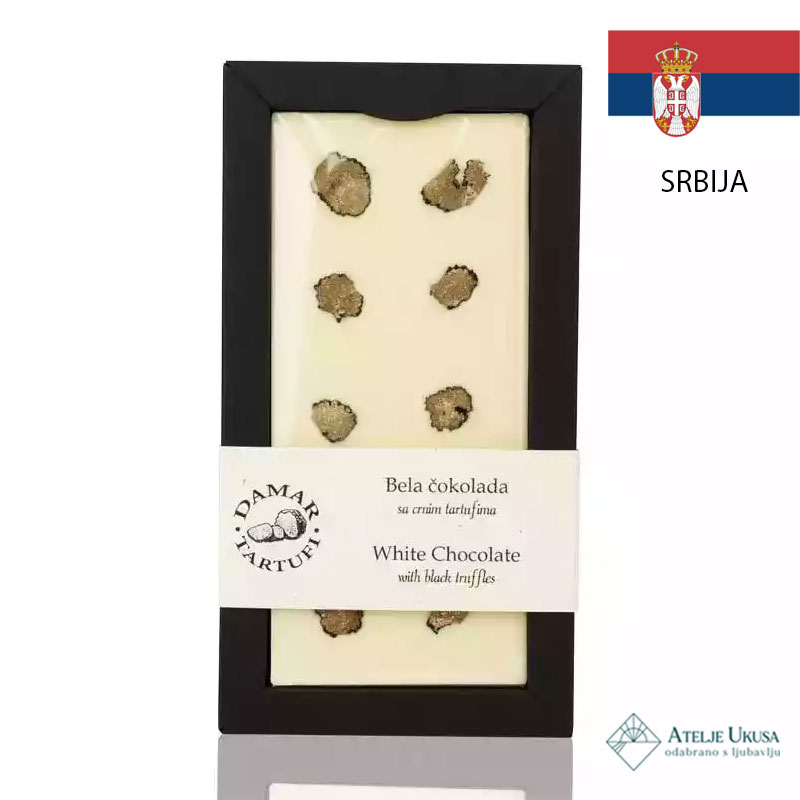 Damar Bela Čokolada Sa Crnim Tartufima 100g