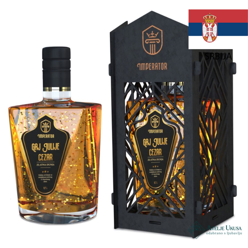 Imperator Gaj Julije Cezar Rakija Sa Zlatom Dunja 0,7l