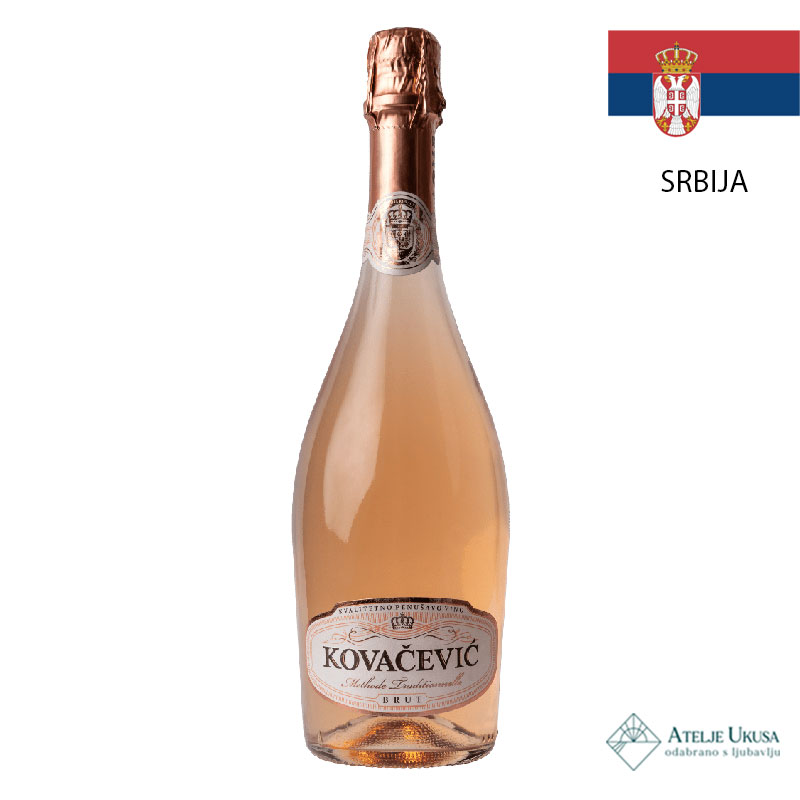 Kovačević Brut Rose Penušavo Vino 0,75l