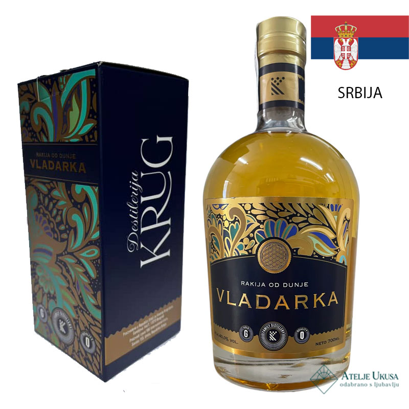Krug Vladarka Rakija Od Dunje Poklon Kutija 0,7l