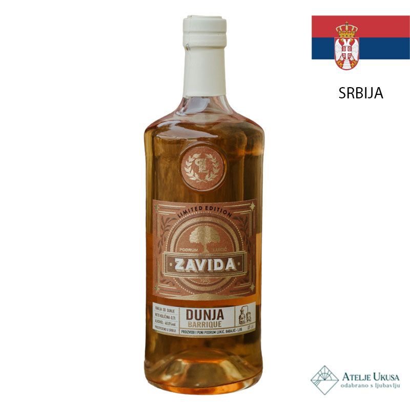 Lukić Zavida Rakija Od Dunje Barrique 0,7l