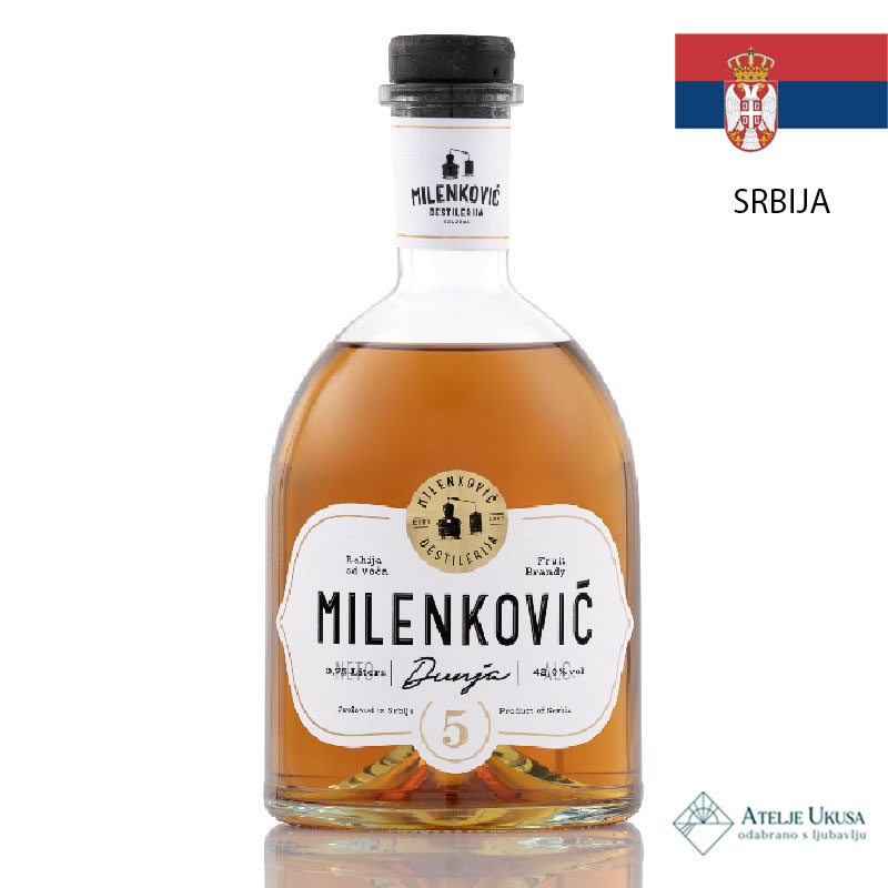 Milenkovic Rakija Od Dunja 5god. 0.7l