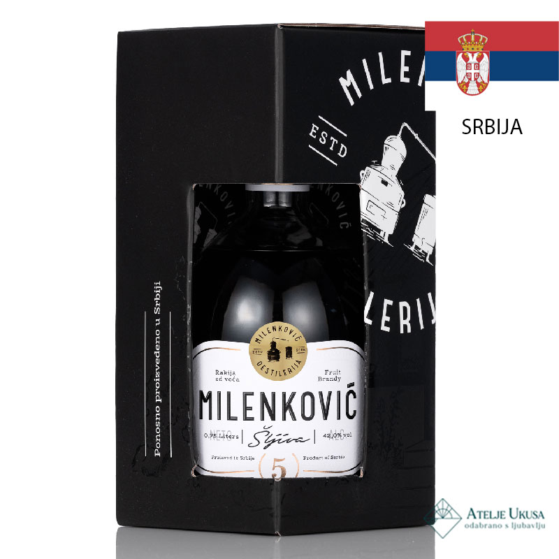 Milenkovic Rakija Od Šljiva 5god. 0.7l