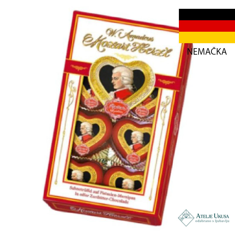 Mozart Bombonjera Srce 150g