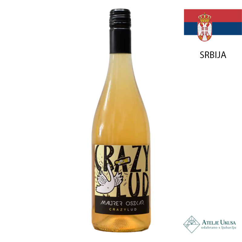 Oscar Maurer Crazy Lud Beli 0.75l