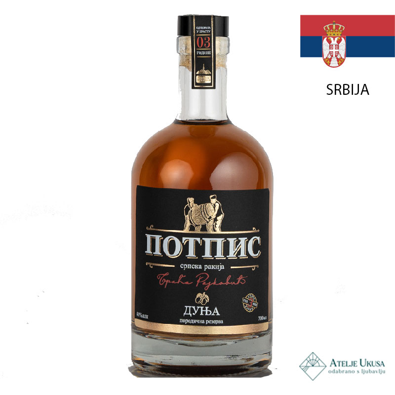 Potpis Rakija Od Dunja Tradicional 0,7l
