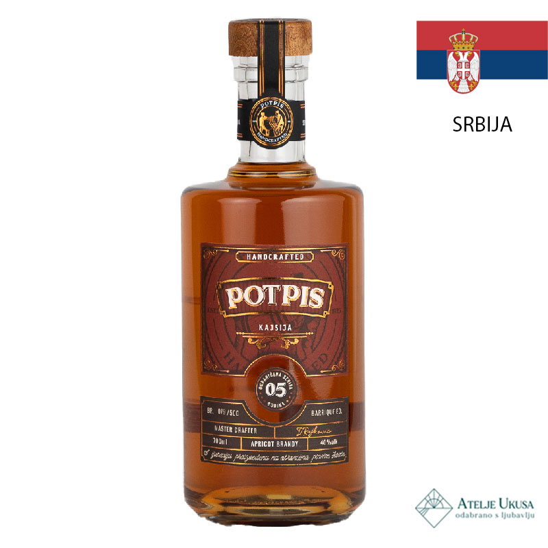 Potpis Rakija Od Kajsije 05 Barik 0,7l