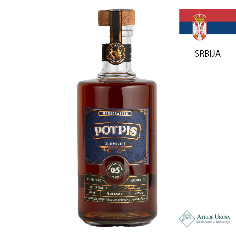 Potpis Rakija Od Šljive 05 Barik 0,7l