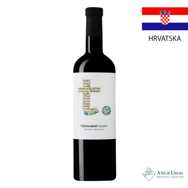 Testament Babić, Crveno Vino 0.75l