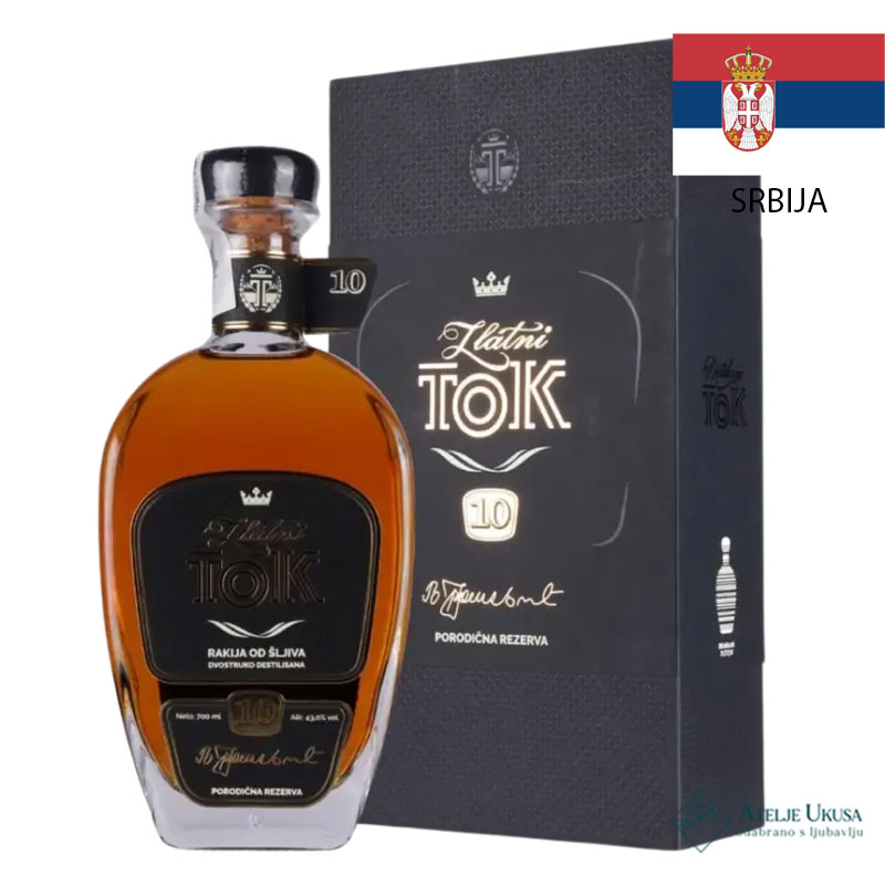 Zlatni Tok 10 Gift Box 0,7l