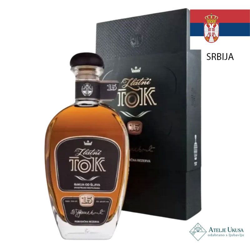 Zlatni Tok 15 Gift Box 0,7l