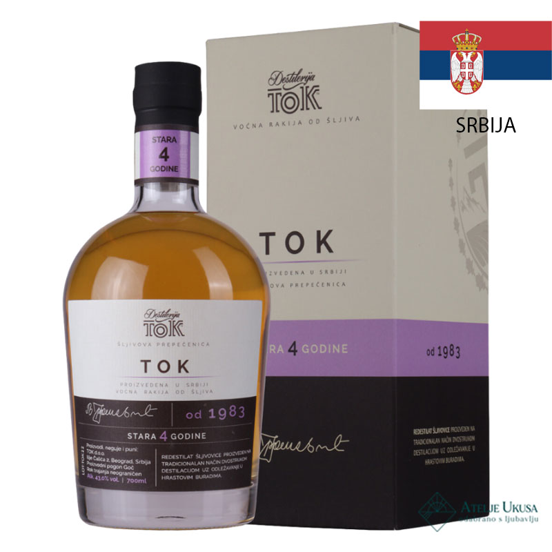 Zlatni Tok Šljivova Prepečenica Gift Box 0,7l